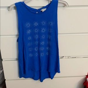 Sun pattern tank top